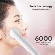 Load image into Gallery viewer, 2 in 1 Electric Silicone Facial Cleansing Brush Skin Care Peeling Blackhead Removal
