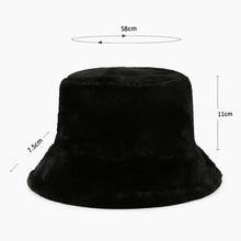 Load image into Gallery viewer, Faux Fur Fluffy Bucket Hats Woman Men Autumn Outdoor Warm Soft Winter Hat Velvet Casual Fisherman Hat
