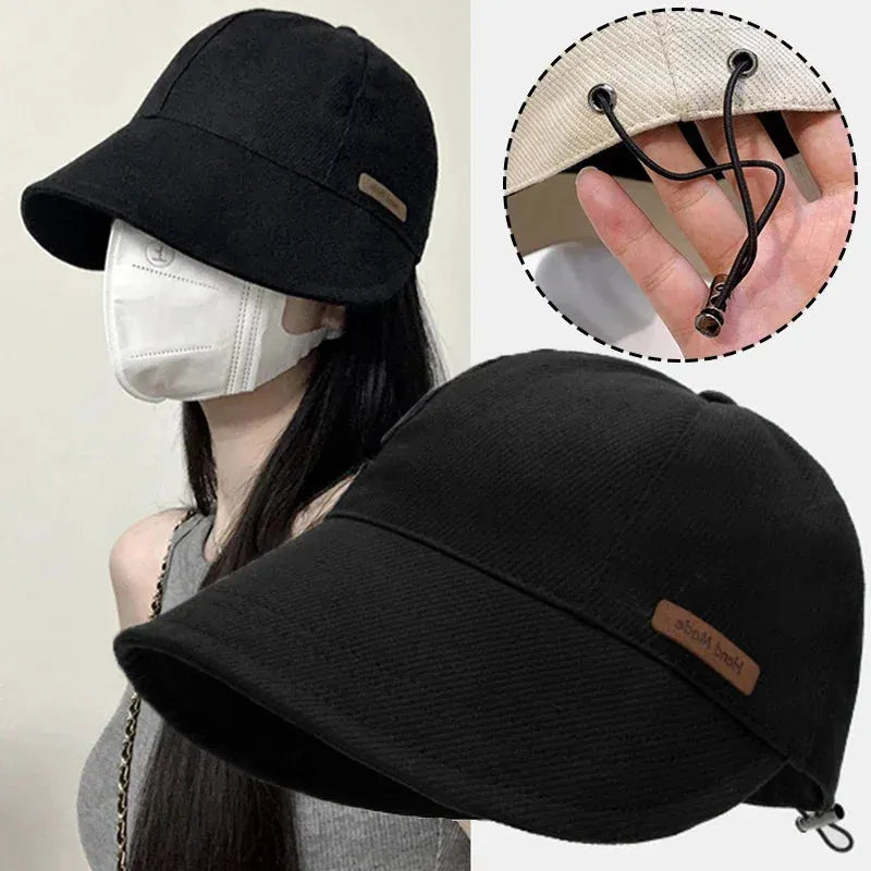 Women's Sunscreen UV Protection Hat UFP 50+ Fisherman Cap Sun Hat Portable Foldable Wide Brim Sun Bucket Hats - Shop & Buy