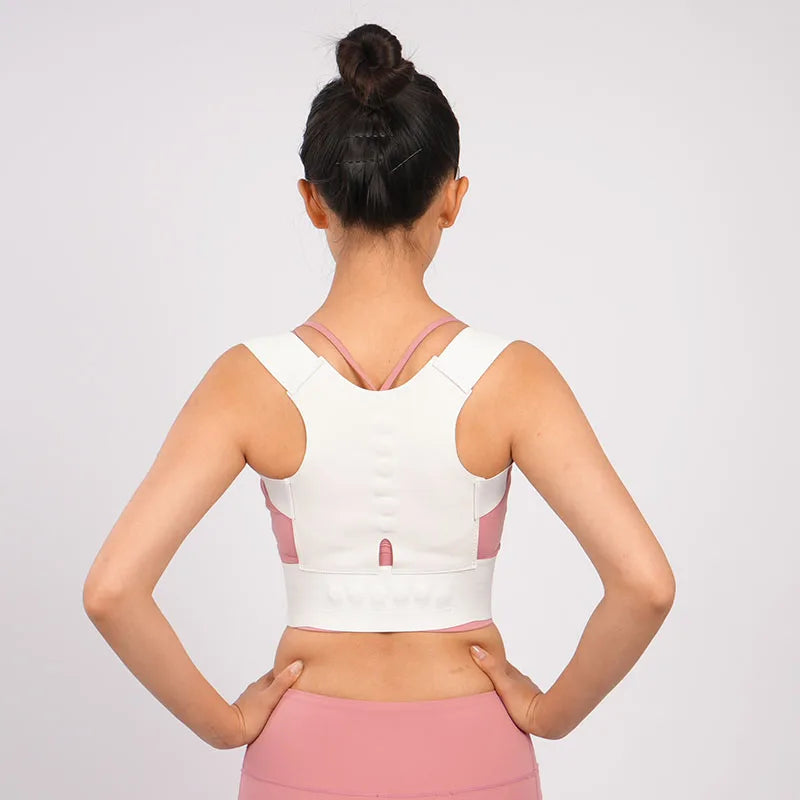 Back Posture Corrector Adjustable Magnetic Shoulder Corrective Therapy Corset Brace Belt Lumbar Support