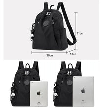 Load image into Gallery viewer, New Waterproof Nylon Cloth Women Backpack Fashion School Bags
