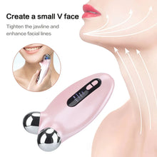 Load image into Gallery viewer, EMS Facial Massager Roller Microcurrent Face Lifting Machine V-Face Roller Massager
