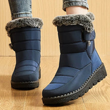 Load image into Gallery viewer, Trend Winter Shoes For Woman Winter Boots Ankle Low Heels Waterproof Snow Boots With Fur Shoes
