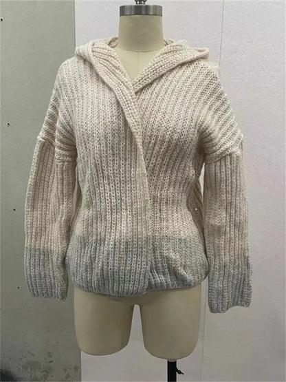 New Women's Sweater with High-end Temperament Small Fragrance Comfortable Sequin V-neck Sweater