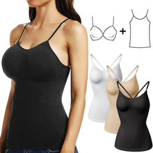 Load image into Gallery viewer, Plus Size Camisole for Women Tummy Control Cami Shaper Seamless Compression Tank Top Waist Cincher Shapewear for Women
