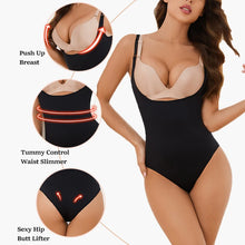 Load image into Gallery viewer, Tummy Control Bodysuit Women Shapewear Underbust Breast Push Up Body Shaper Butt Lifter Seamless Underwear
