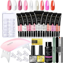 Load image into Gallery viewer, 15ml Nail Gel Kit For Quick Extension Nail Art Polymer Gel Nail Tools Finger Extension Acrylic Solution Gel Polish Nail Art Kit
