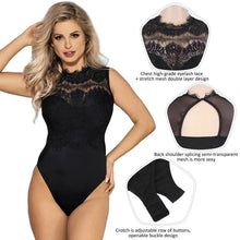 Load image into Gallery viewer, Big Size Lace Bodysuit Women Top Sexy Female Jumpsuits Lingerie Underwear
