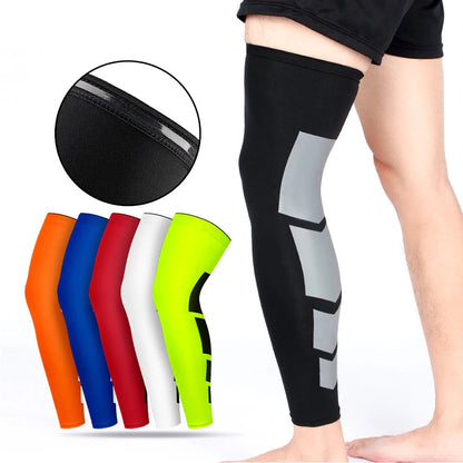 Leg Compression Sleeves, Full Leg Sleeve Long Knee Brace Knee Support Protect Basketball Football Volleyball Cycling Men Women