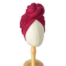 Load image into Gallery viewer, New Pre-Made Knotted Turban Hat Suede Head Wraps Elegant Pleated Beanies Headscarf For Women Turban
