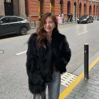 Women's Fur Coat Autumn Winter New Clothing Fur Jacket - Shop & Buy