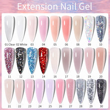 Load image into Gallery viewer, 15ML Manicure Set Quick Nail Extension Gel With 6W UV Lamp Dryer Finger Extend Mold Slip Solution Nail Art Tools Kit
