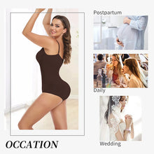 Load image into Gallery viewer, Seamless Sleeveless V-Neck Bodysuit Shapewear Women Tummy Control Body Shaper Butt Lifter Camisole Vest Top Slimming Waist
