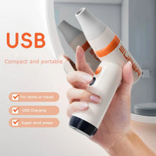 Load image into Gallery viewer, Wireless Handheld Power Fan Mini Hair Dryer USB Charging Portable Hair Dryer Household Appliance Dusting Outdoor Inflatable
