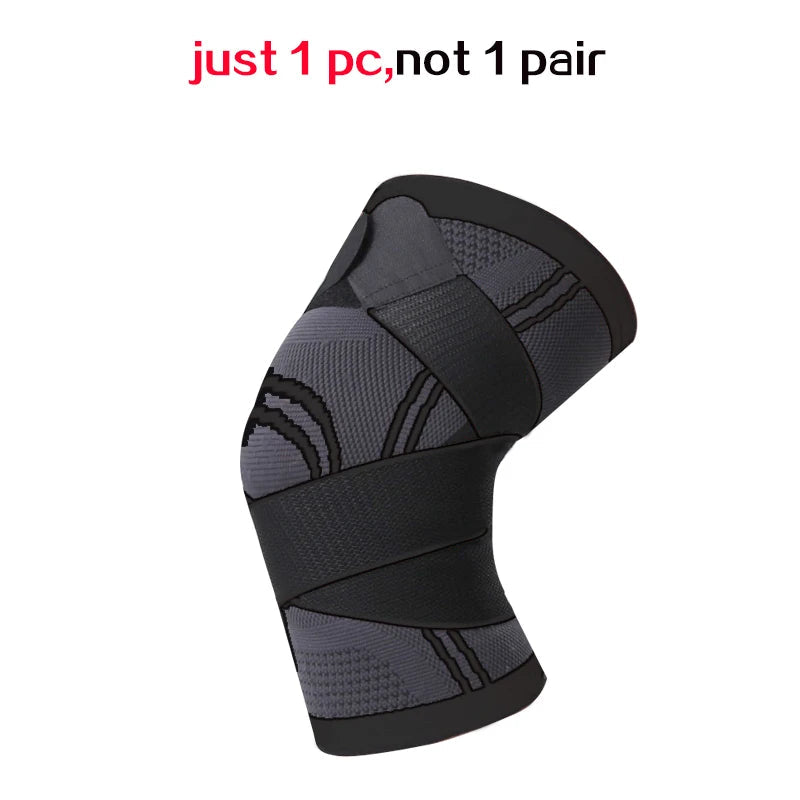 1 PCS Knee Pads Fitness Sports Knee Support Braces for Men Women Compression Elastic Nylon Training and Exercise Kneepad Sleeve