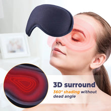 Load image into Gallery viewer, USB Heated Eye Mask Reusable Eye Mask Wireless Eye Massager for Sleeping Eye
