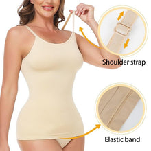 Load image into Gallery viewer, Camisole Shapewear for Plus Size Women Tummy Control Shapewear Shaping Tank Tops Slimming Body Shaper Compression Vest Underwear