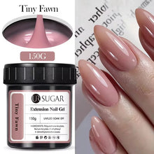 Load image into Gallery viewer, 150g Nude Clear Extension Nail Gel Polish Nails Finger Form Camouflage Hard Gel Fast Extension Acrylic Nail Manicure
