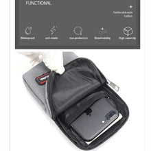 Load image into Gallery viewer, Waterproof Waist Bag For Men Fanny Pack Double Layer Phone Pouch Bag Outdoor Belt Bag Crossbody
