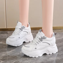 Load image into Gallery viewer, Mix Color Women&#39;s Chunky Platform Sneakers Spring Breathable Vulcanize Shoes
