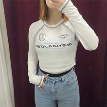 Load image into Gallery viewer, Y2k Clothes Moto &amp; Biker Slim T-shirt Woman Clothing Summer Outfit
