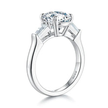 Load image into Gallery viewer, Luxury 3 Carat Oval Cut Moissanite Engagement Rings For Women Solid 925 Sterling Silver
