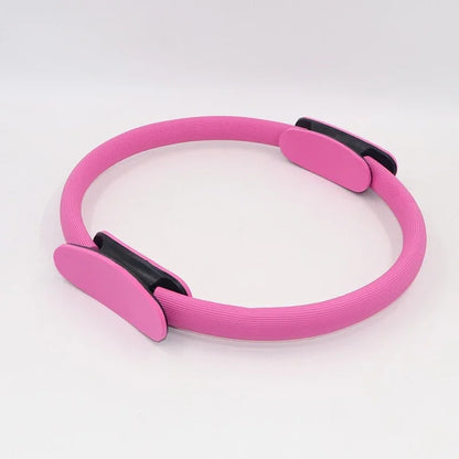 38cm Yoga Fitness Pilates Ring Women Girls Circle Magic Dual Exercise Home Gym Workout Sports Lose Weight Body Resistance