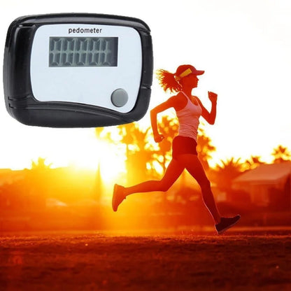 Walking Pedometer Pedometer Waterproof Multifunctional Sports Calorie Counting LCD Display Fitness Equipment