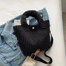 Load image into Gallery viewer, Niche Corduroy Bucket Bag New Autumn And Winter Plush Fashion Crossbody Shoulder Bag
