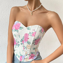 Load image into Gallery viewer, Shoulder Y2K Crop Tops,Printed Sleeveless Vest Woman,Sexy Backless Slim Strapless
