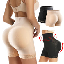 Load image into Gallery viewer, Women High Waist Lace Butt Lifter Body Shaper Tummy Control Panties Boyshort Pad Shorts Hip Enhancer Shapewear
