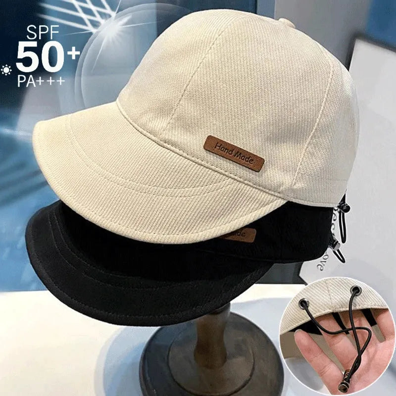 Women's Sunscreen UV Protection Hat UFP 50+ Fisherman Cap Sun Hat Portable Foldable Wide Brim Sun Bucket Hats - Shop & Buy