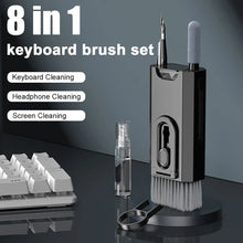 Load image into Gallery viewer, 8 In1 Electronic Cleaner Kit Screen Cleaner Multifunctional Cleaning Brush for Earphone Keyboard Laptop Phone PC Monitor Camera
