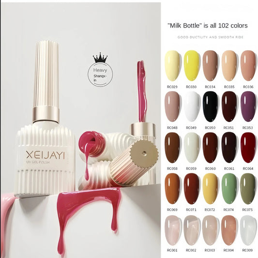 102 Colors Gel Polish Nail Art  Regular Hybrid Ink Nail Varnish Jelly Top Coat Rubber Base Gel Semi-permanent Varnish