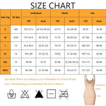 Load image into Gallery viewer, Women&#39;s Full Slip Adjustable Spaghetti Strap Camis Mini Dress Deep V Neck Underbust Push Up Breast Underdress Smooth Body Shaper
