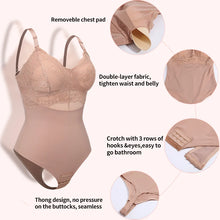 Load image into Gallery viewer, Lace Thongs Bodysuit Shapewear Women Seamless Full Body Shaper Slimming Waist Tummy Control Underwear
