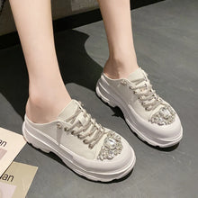 Load image into Gallery viewer, Women Shiny Rhinestones Shoes Four Seasons Casual Sneakers Women Stylish Sport Shoes
