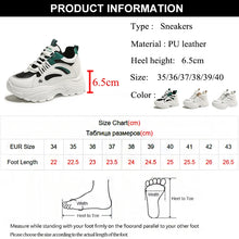 Load image into Gallery viewer, Mix Color Women&#39;s Chunky Platform Sneakers Spring Breathable Vulcanize Shoes
