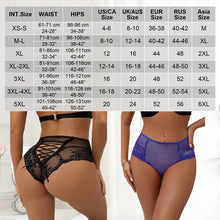 Load image into Gallery viewer, Sexy Panties For Women Mid Waist Transparent Lingerie Briefs
