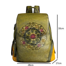 Load image into Gallery viewer, Fashion Backpack Retro Genuine Leather Backpacks For Women
