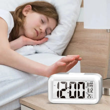 Load image into Gallery viewer, LED Digital Alarm Clock Backlight Snooze Data Time Calendar Desktop Multifunction Electronic Backlight Table Clock
