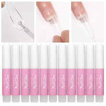 Load image into Gallery viewer, 50/40/30/20/10PCS Nail Glue Fast-Dry Acrylic False Nail Tips Professional 3D Nail Rhinestone Decoration Nail Super Adhesive Tool
