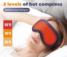 Load image into Gallery viewer, Electric Steam Eye Mask 3D Hot Compress Vibration Massage Smart Timing Eye Massager
