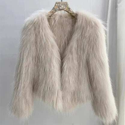 Women's Fur Coat Autumn Winter New Clothing Fur Jacket - Shop & Buy