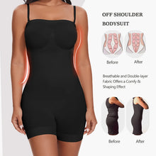 Load image into Gallery viewer, Strapless Bodysuit Off Shoulder Bustier Tube Top Women Shorts Shapewear Tummy Control Body Shaper
