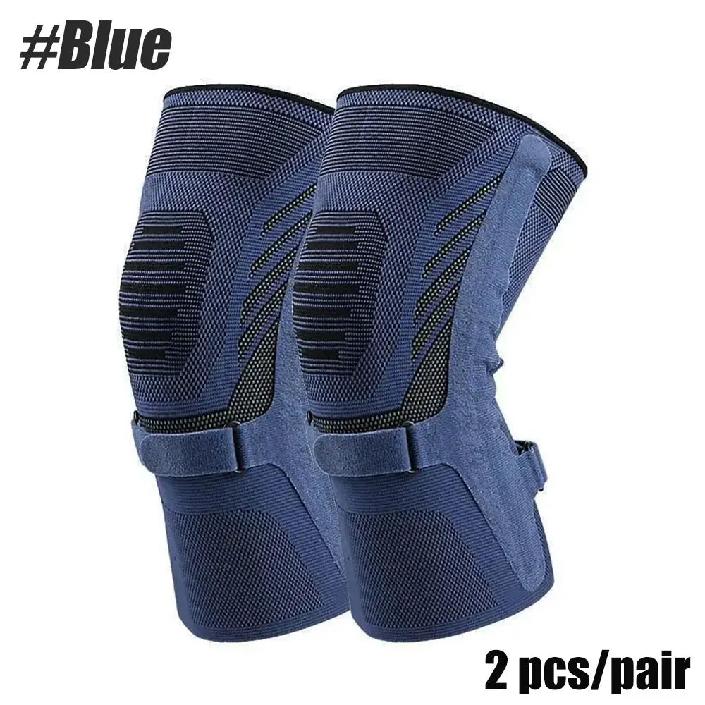 Sports Knee Pads for Gym Men Women Pressurized Elastic Knee Support Fitness Volleyball Joint Pain Orthopedic Compression Kneepad