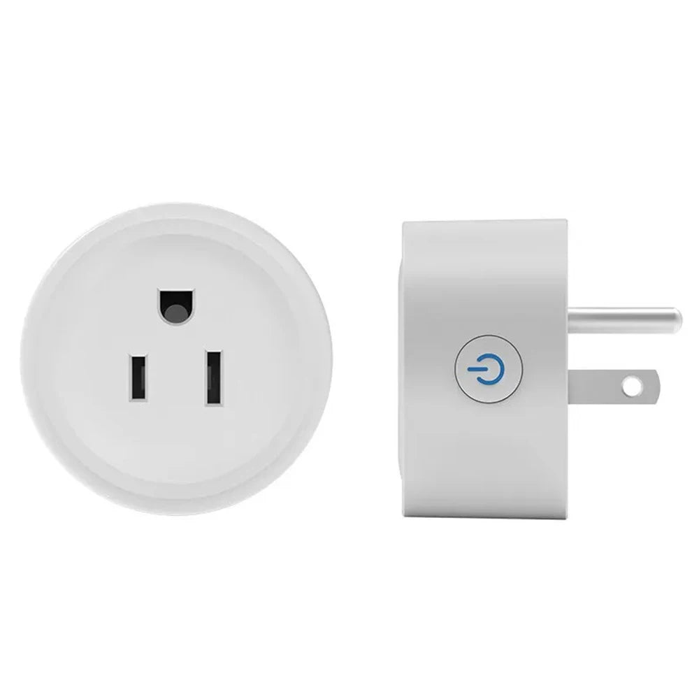 10A Wifi Smart Plug US Socket Wireless Switch Smart Home App Scene Linkage Support Alexa Google Home Voice Assitant Control Plug