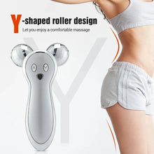 Load image into Gallery viewer, 3D Roller V Face Lifting Massager Micro Current Skin Firming Wrinkle Removal Device Facial Body Slimming Shaping Massage Machine
