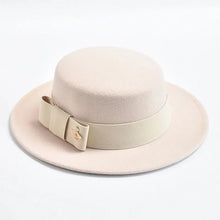 Load image into Gallery viewer, New Hat for Women Elegant Fashion Formal Wedding Decorate Church Cap Flat Top
