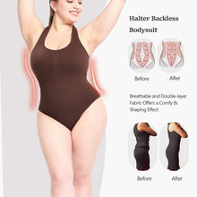 Load image into Gallery viewer, Seamless Bodysuit Women Shapewear Tummy Control Halter Neck Tank Top Backless Body Shaper Thongs Underwear Slim Waist Trainer
